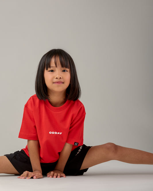 ODDAY CORE TEE— Power Red