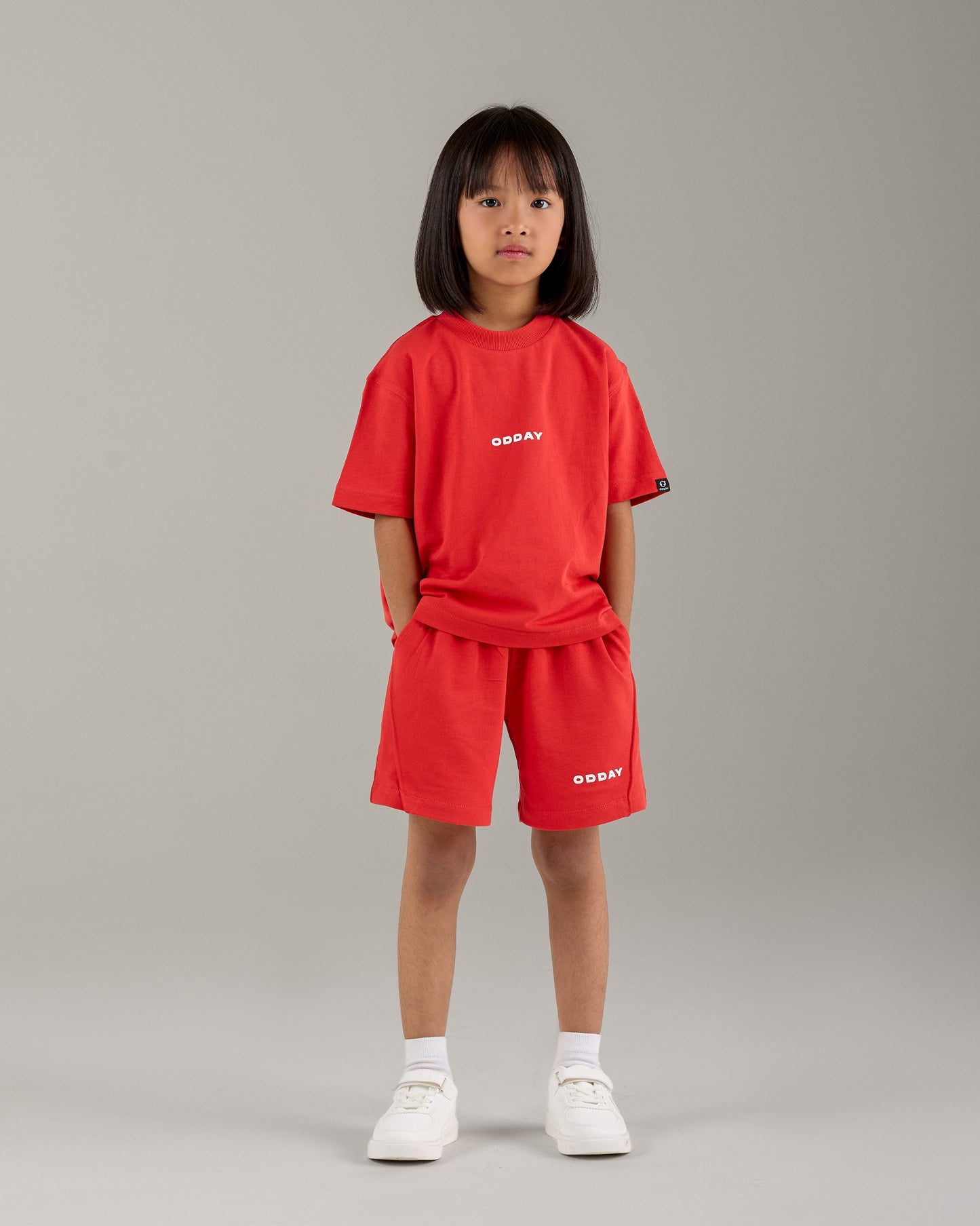 ODDAY CORE SHORTS — Power Red