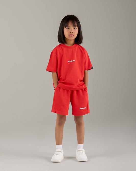 ODDAY CORE SHORTS — Power Red