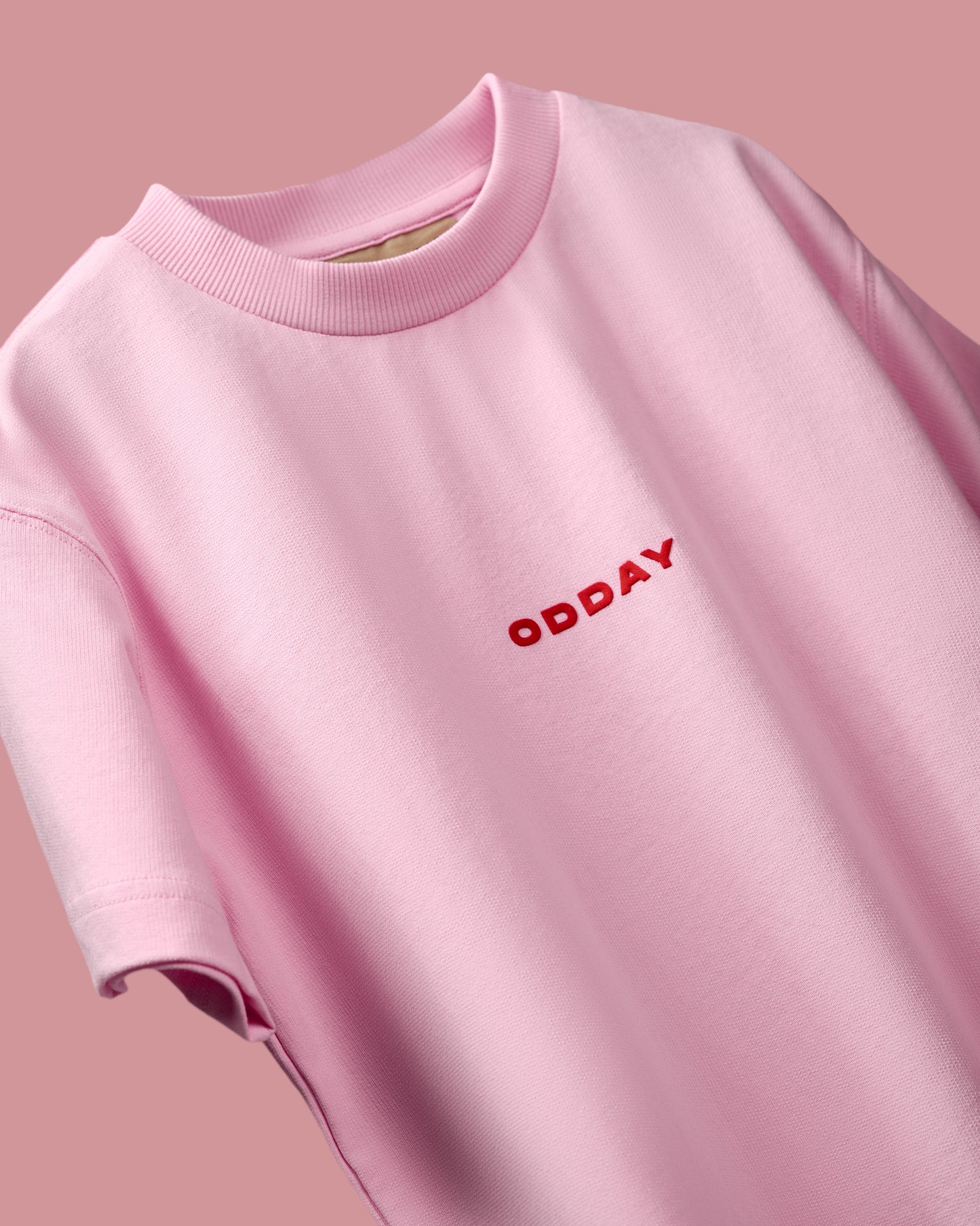 ODDAY CORE TEE — Bubblegum Pink