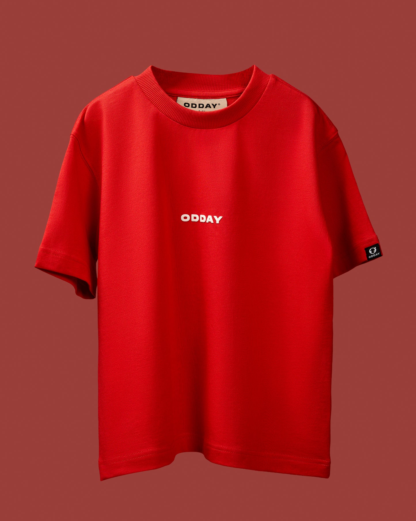 ODDAY CORE TEE— Power Red