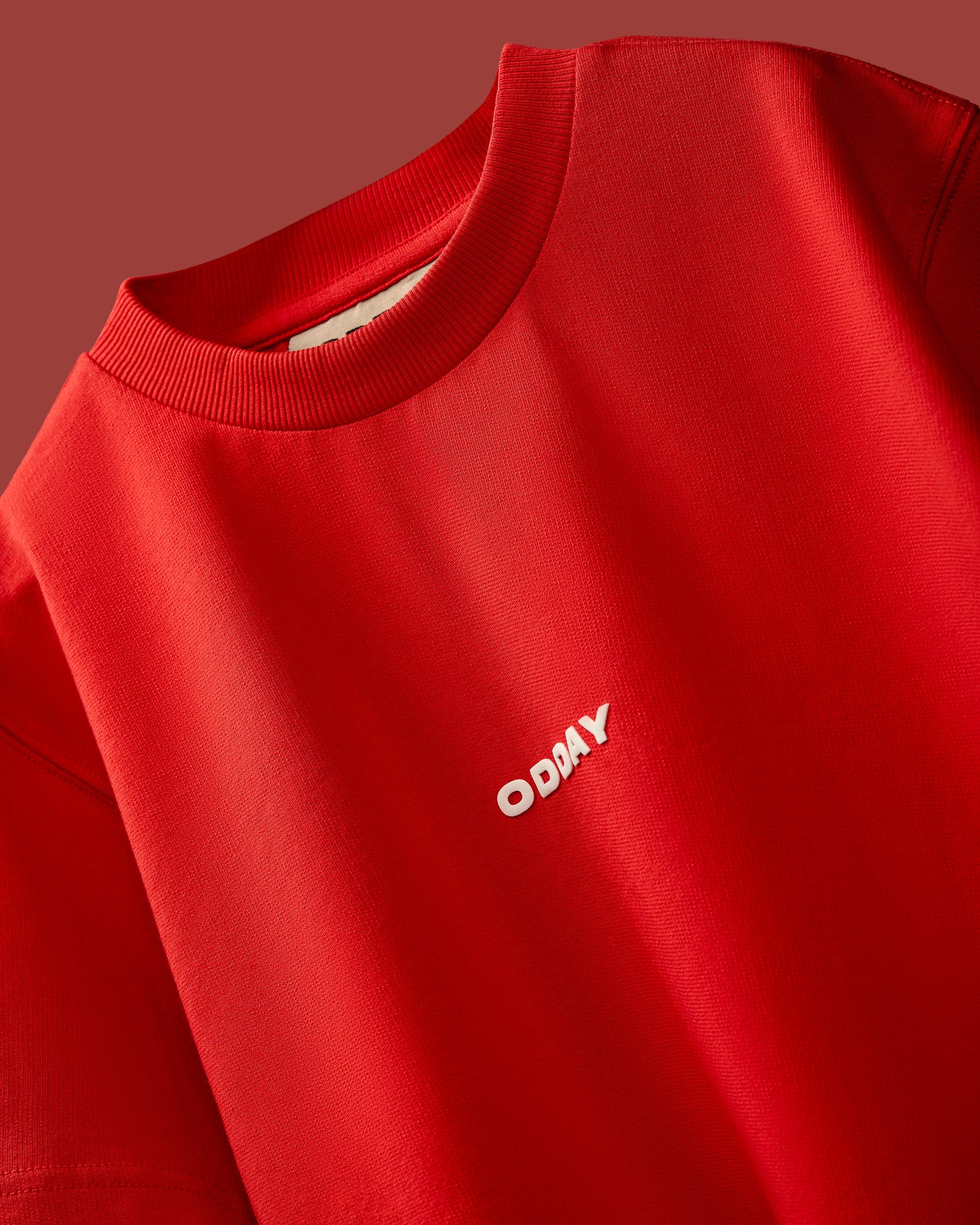 ODDAY CORE TEE— Power Red