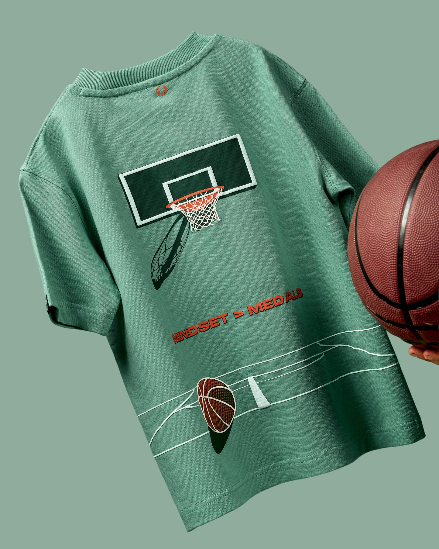 ODDAY Graphic Tee — Basketball