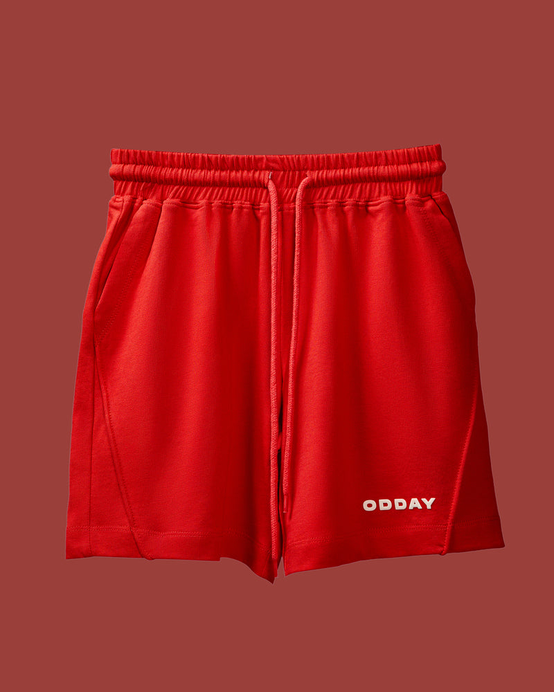 ODDAY CORE SHORTS — Power Red
