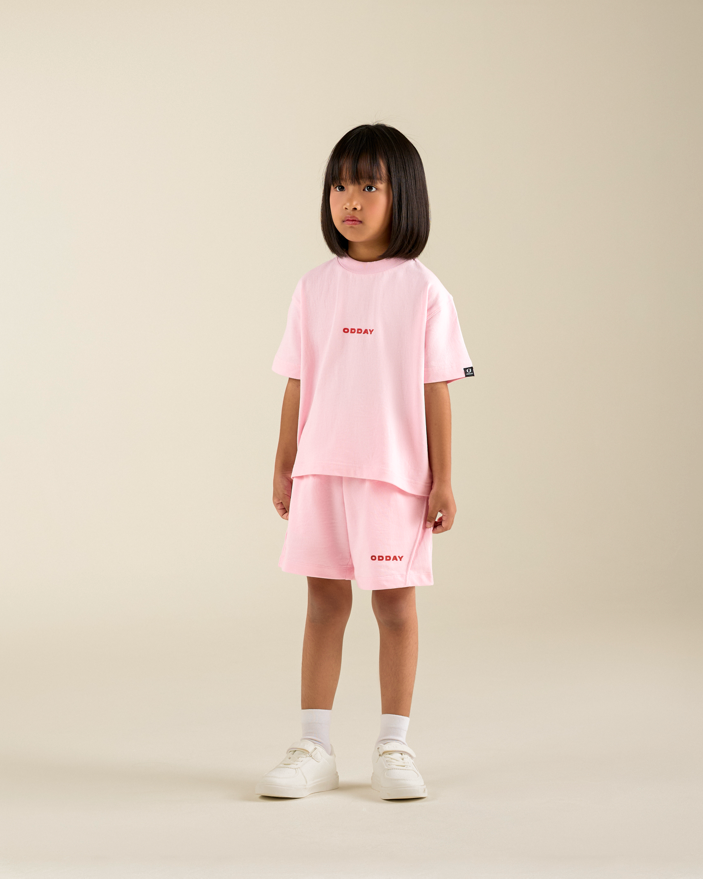 ODDAY CORE TEE — Bubblegum Pink