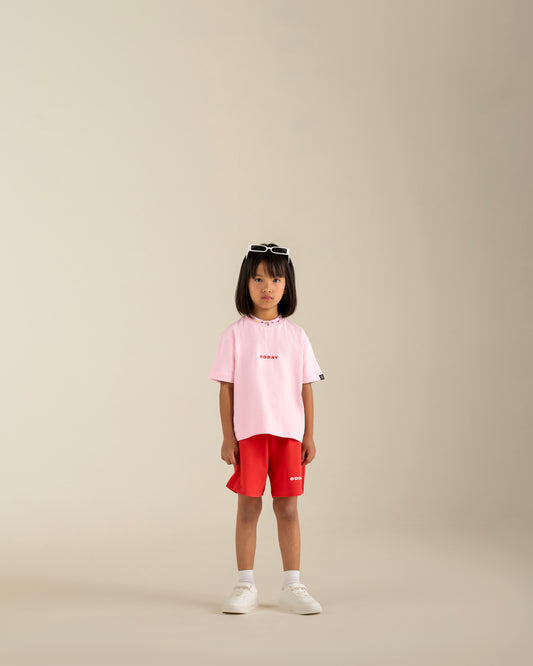 ODDAY CORE TEE — Bubblegum Pink