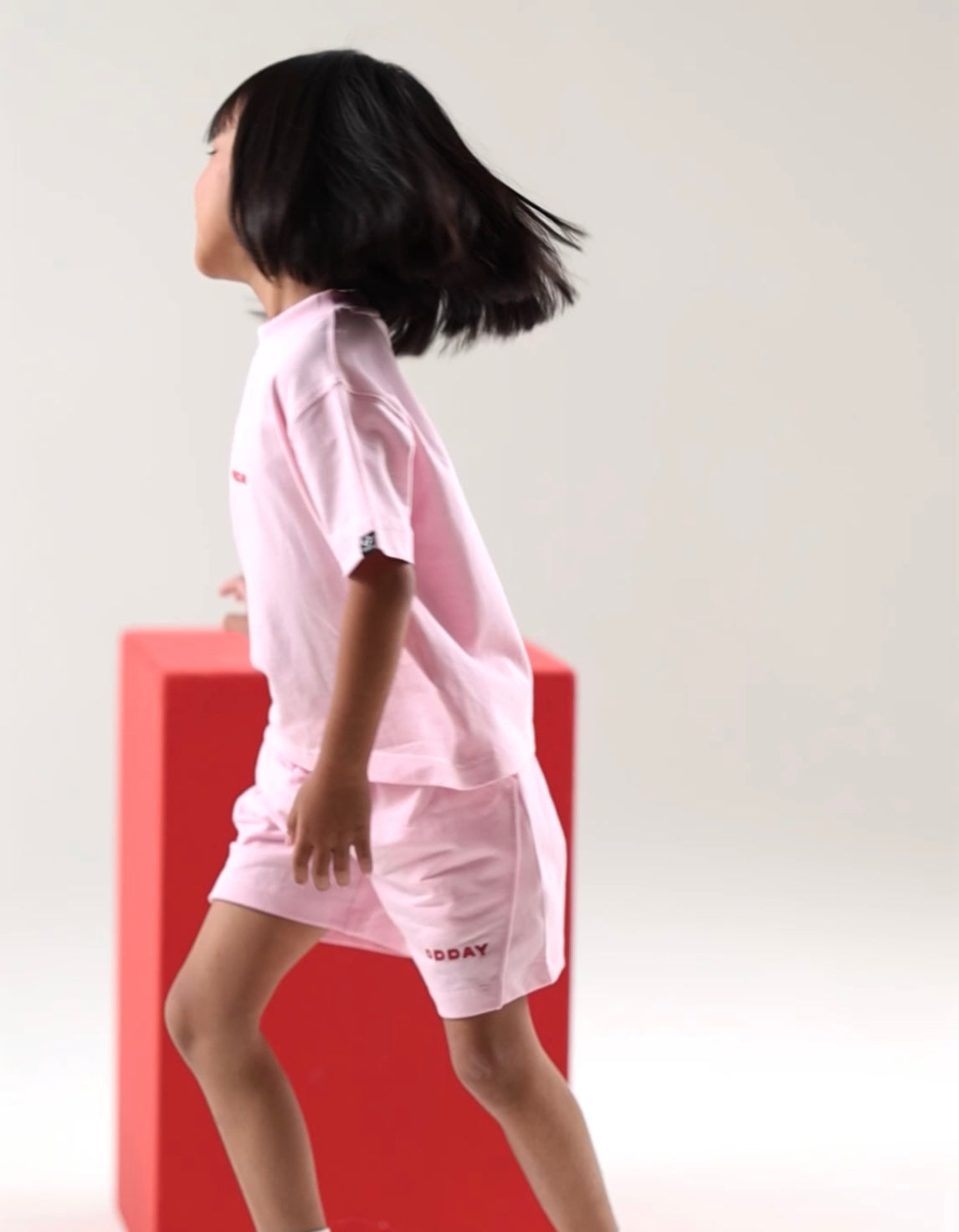 ODDAY CORE SHORTS — Bubblegum Pink